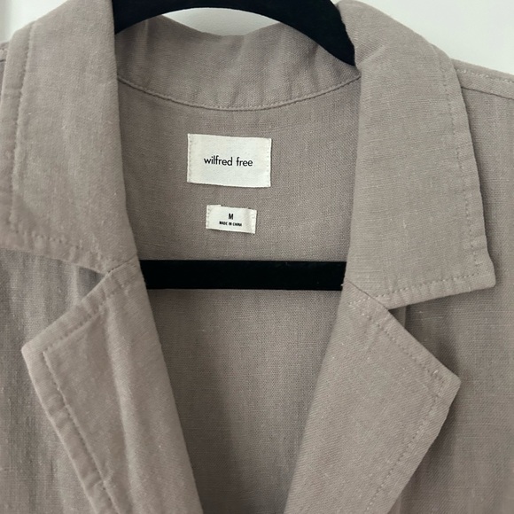 Wilfred Free Mist Linen Jumpsuit - Picture 8 of 10